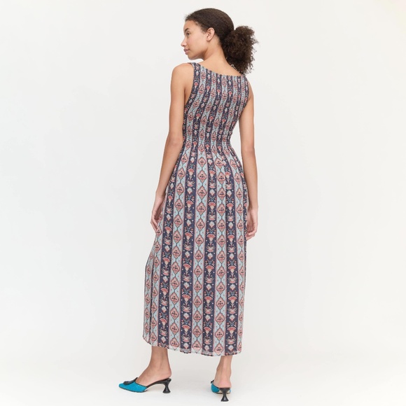 Hill House Home The Cosima Nap Dress - Navy Emma Stripe Size LNavy Emma Stripe / - Picture 3 of 3